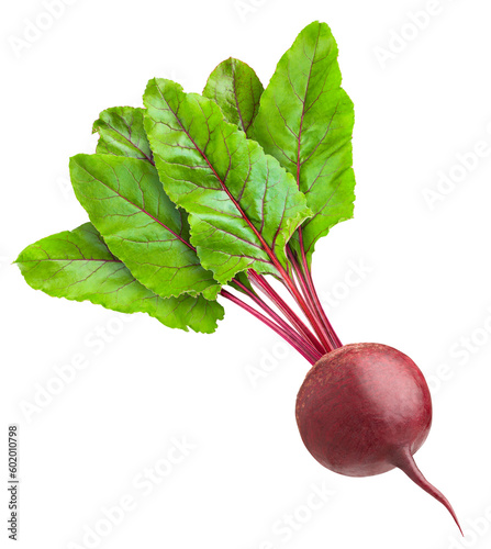 Tableau sur toile beetroot isolated on white background, full depth of field
