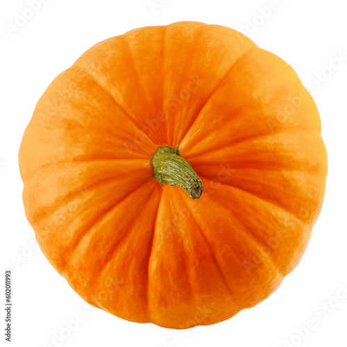 Pumpkin isolated on white background, full depth of field