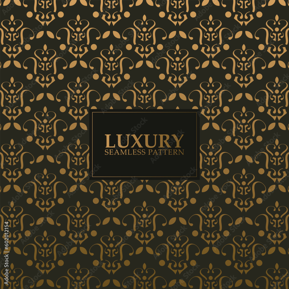 © Zein Republic Studio - luxury dark seamless pattern background