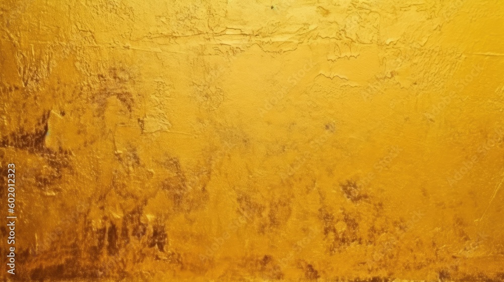 Yellow gold wall background. Generative AI. Yellow gold wall background. Generative AI.