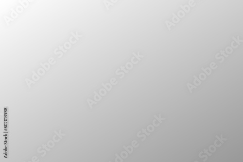 Abstract grey gradient background, from dark grey to white, light gray blurred backdrop