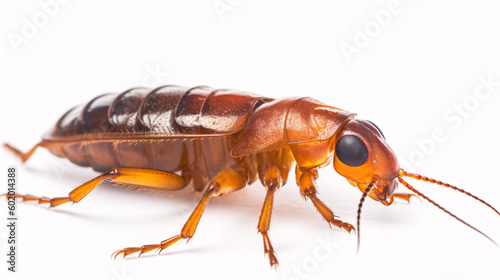Cockroach bug Isolated on Transparent Background, generative AI