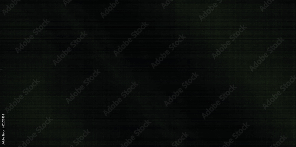 Fototapeta premium Abstract background with black and green texture fabric . elegant dark emerald green background with black shadow border and fabric grunge texture design . 