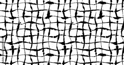Animated Wavy Inky Windowpane Pattern on Blotting Paper