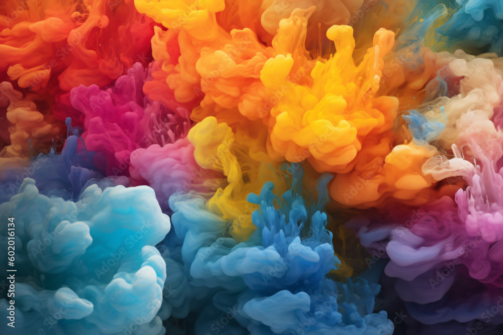 Obraz premium swirls of turbulent color, abstract background