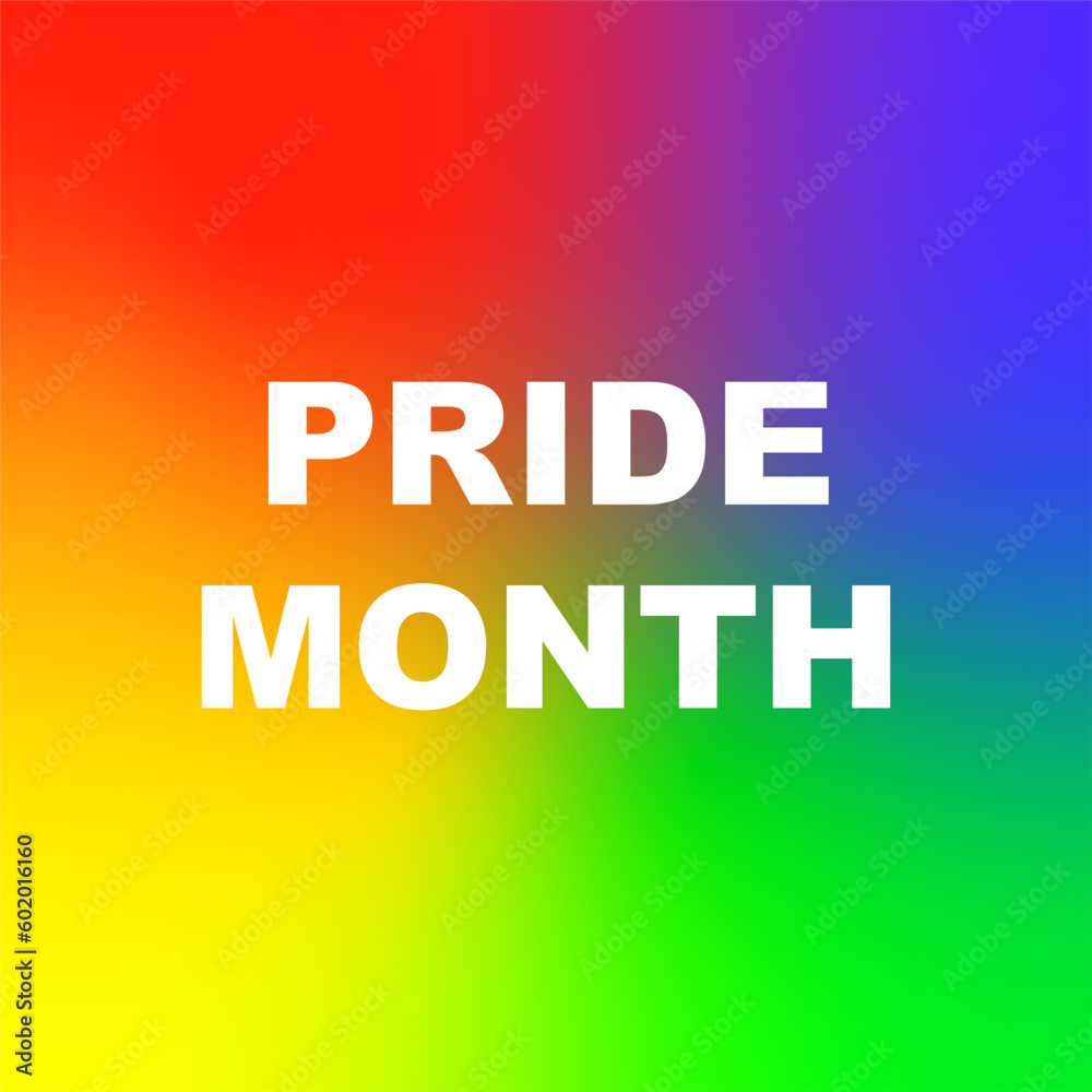 Pride Month Text on Gradient LGBT Rainbow Background. Abstract Blurred Mesh Colored Smooth BG. Symbol. LGBTQ+ Sign. LGBTQIA Parade Event Banner Backdrop. Colorful Color Typo Scene. Profile Picture. Pride Month Text on Gradient LGBT Rainbow Background. Abstract Blurred Mesh Colored Smooth BG. Symbol. LGBTQ+ Sign. LGBTQIA Parade Event Banner Backdrop. Colorful Color Typo Scene. Profile Picture.