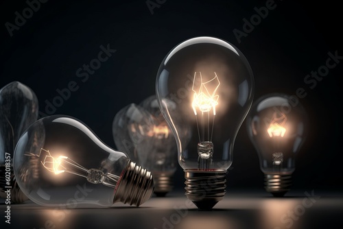Light bulb. Generate Ai