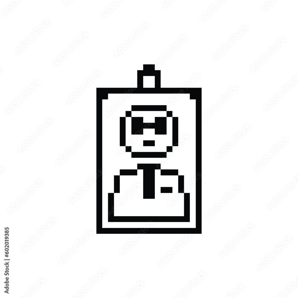 profile icon pixel art style with black and white color good for your project and game asset. profile icon pixel art style with black and white color good for your project and game asset.