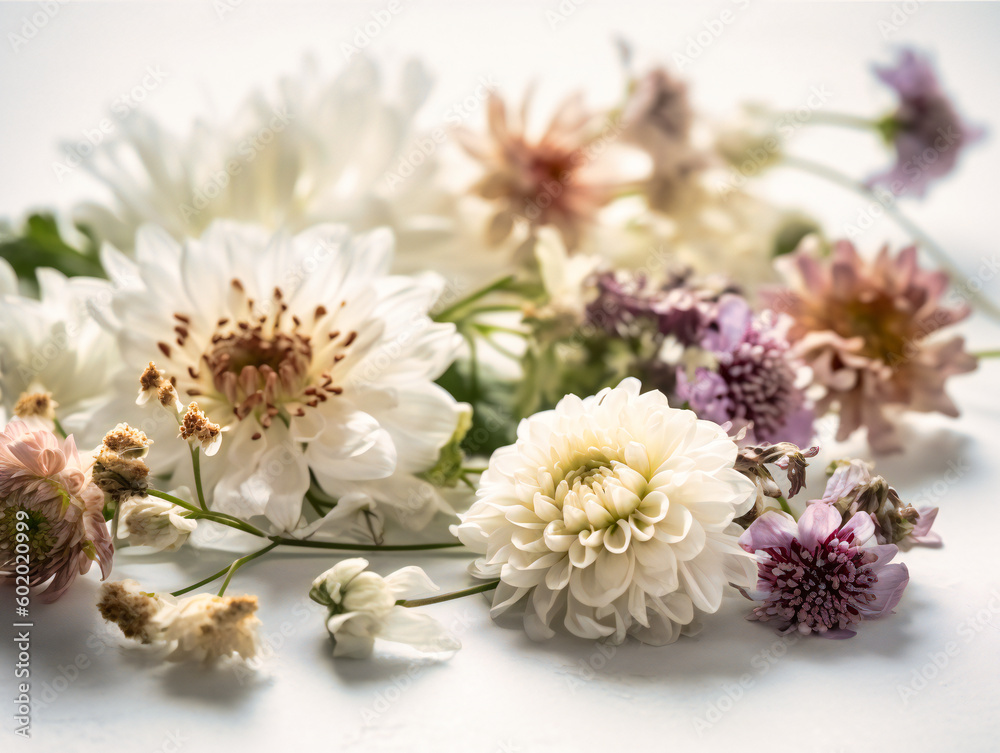 a cluster of flowers is displayed on a white background a cluster of flowers is displayed on a white background