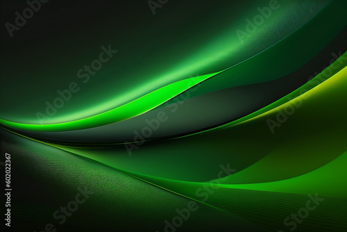 Modern dark green abstract background. Generative Ai