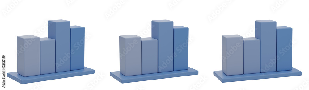 blue graph isolated on transparent background, PNG blue graph, 3d render, static graph blue graph isolated on transparent background, PNG blue graph, 3d render, static graph