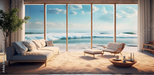 Sun  Sand and Sea  A Coastal Living Room with the Ultimate Vacation Vibe