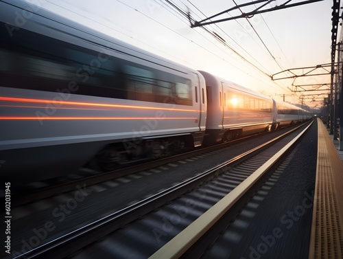 Speeding into the Future: The High-Speed Train in Action