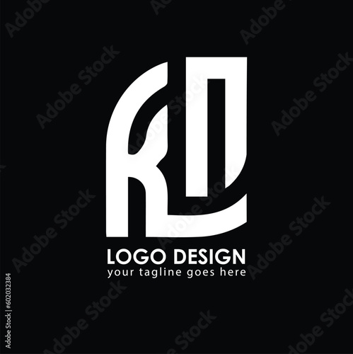 KN KN Logo Design, Creative Minimal Letter KN KN Monogram