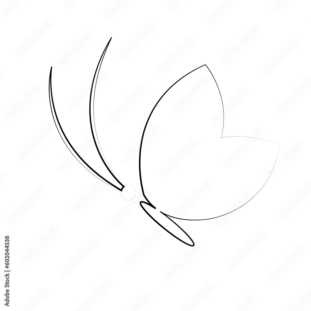 butterfly icon silhouette design template vector butterfly icon silhouette design template vector