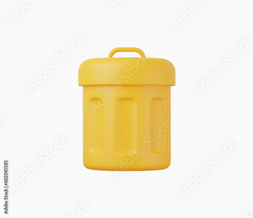 3d Realistic Recycling Icon vector illustration.