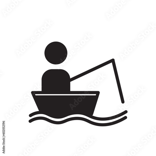 Beach Fish Fisherman Icon