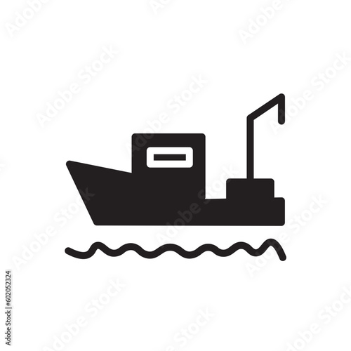 Boat Drifter Fish Icon