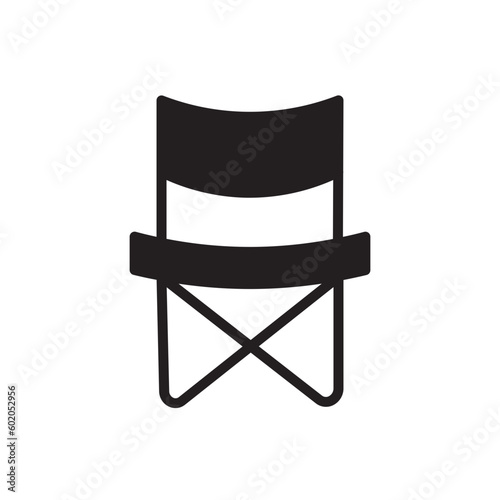 Camp Chair Furniture Icon