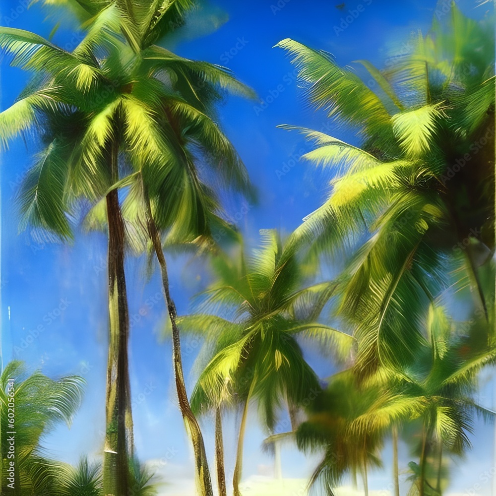 palm tree and blue sky palm tree and blue sky