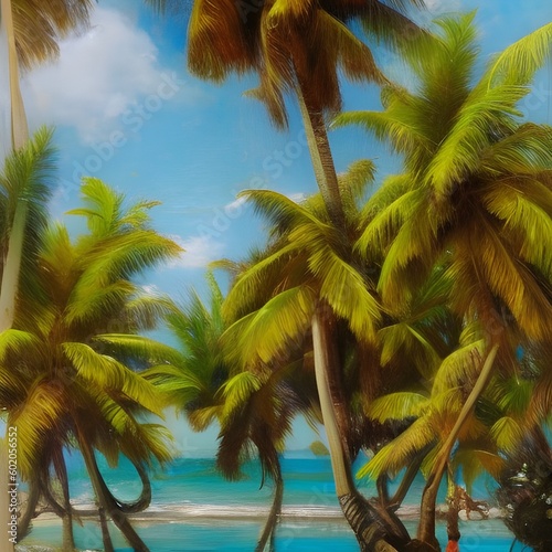 palm tree on the beach