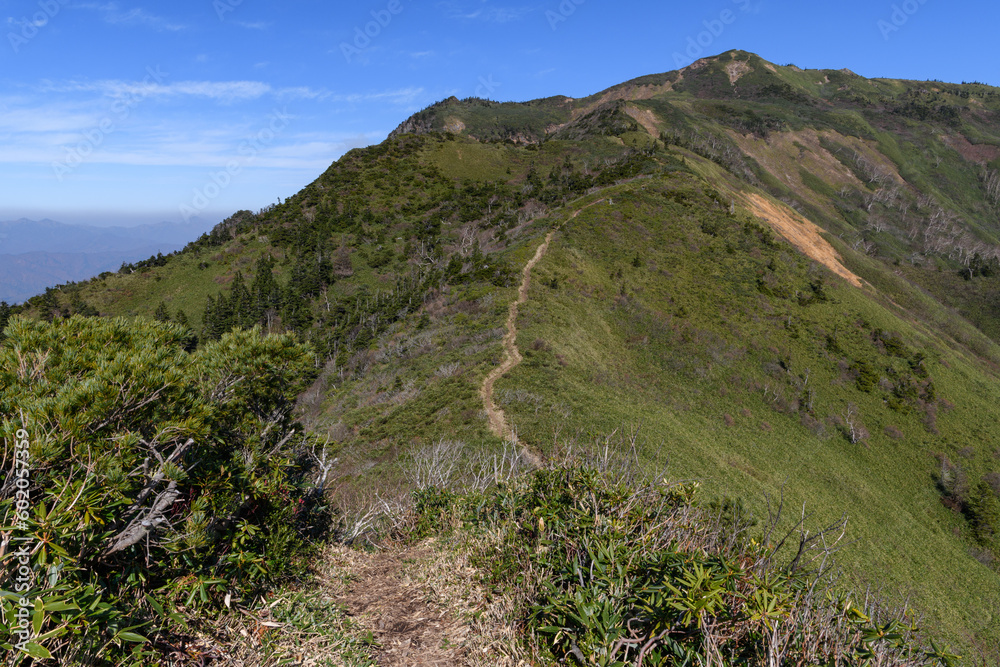 Fototapeta premium 晩秋の武尊山