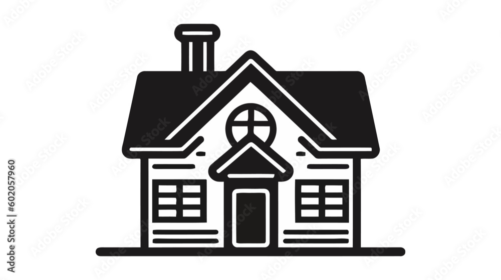 Home vector image. Vector illustration isolated on white background Home vector image. Vector illustration isolated on white background