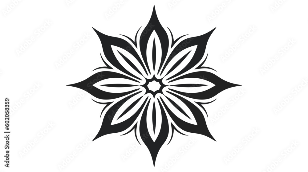 Abstract elegant tree leaf flower logo icon vector design Abstract elegant tree leaf flower logo icon vector design