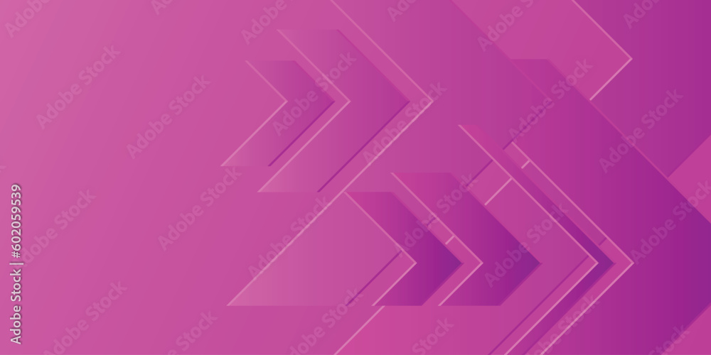 Multi-layer purple arrowhead-shaped cut-out paper. Pink gradient abstract background. Design element for template, card, cover, banner, poster, backdrop, wall. Vector illustration. Multi-layer purple arrowhead-shaped cut-out paper. Pink gradient abstract background. Design element for template, card, cover, banner, poster, backdrop, wall. Vector illustration.