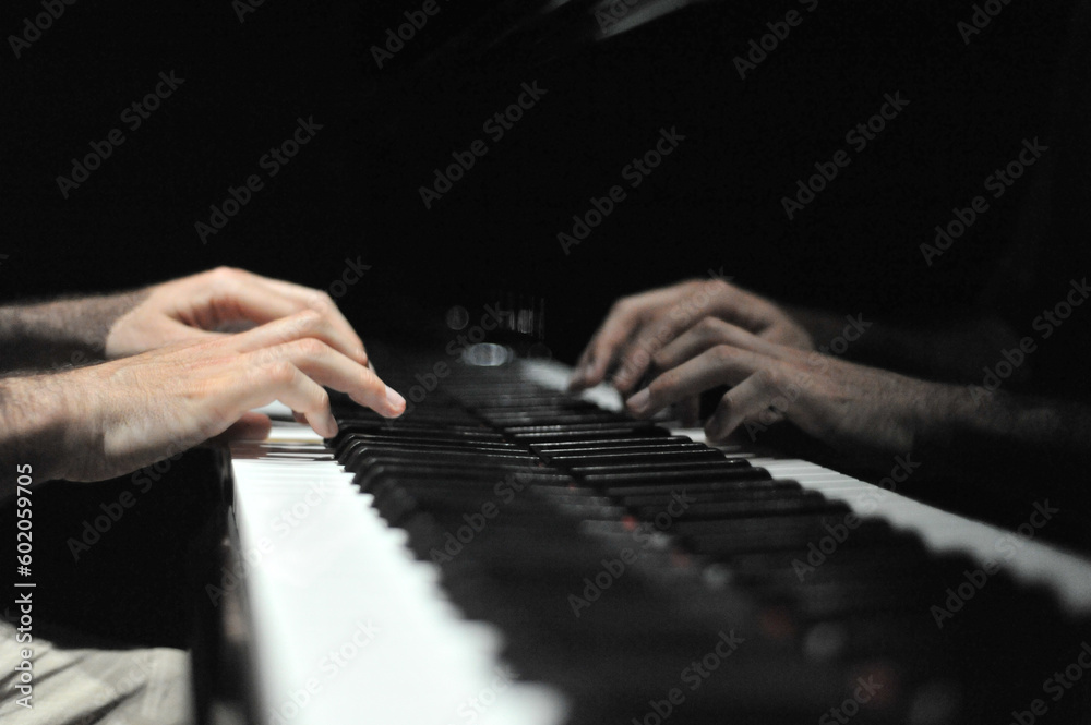 Fototapeta premium Le mani del pianista