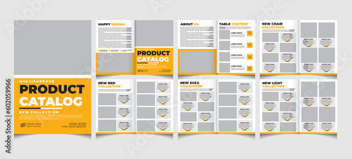 Product catalogue and catalog template.catalogue design.