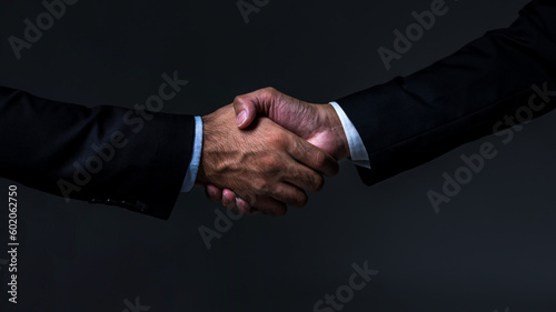 Business people shaking hands. Businessman shaking hands during a meeting in the office