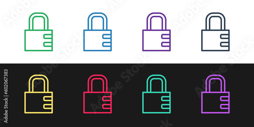 Grunge Safe combination lock icon isolated on white background. Combination padlock. Security, safety, protection, password, privacy. Monochrome vintage drawing. Vector