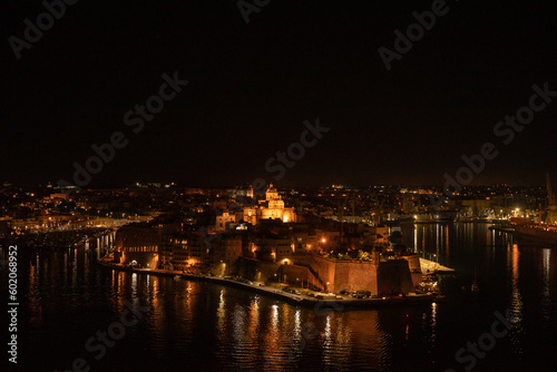 Night view of Malta country