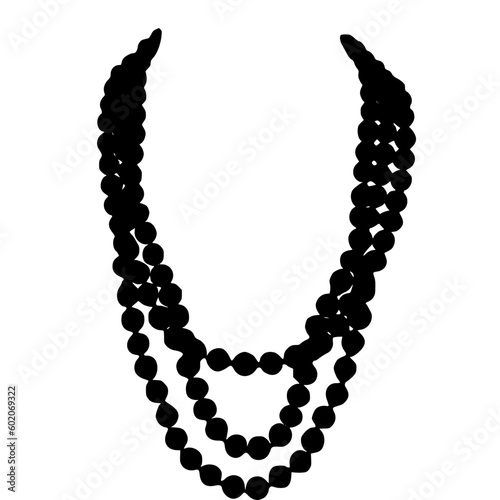 necklace silhouette