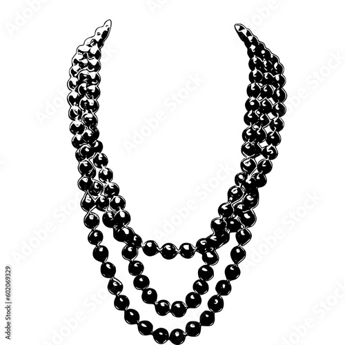 necklace silhouette