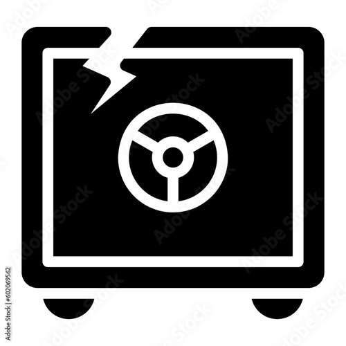 safebox glyph icon