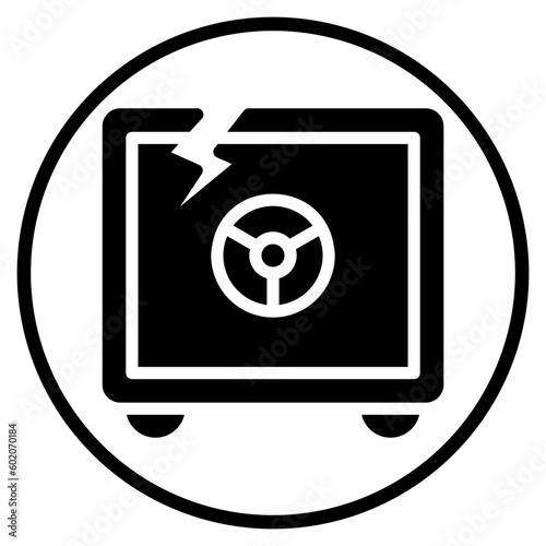 safebox glyph icon