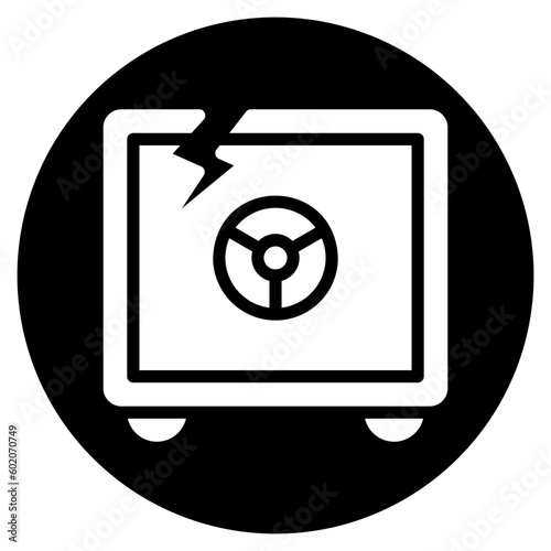 safebox glyph icon