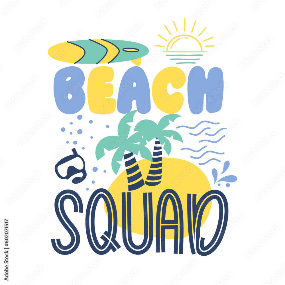 Summer hand written lettering Mental health quote. Modern typographic slogan. Vector illustration Summer hand written lettering Mental health quote. Modern typographic slogan. Vector illustration