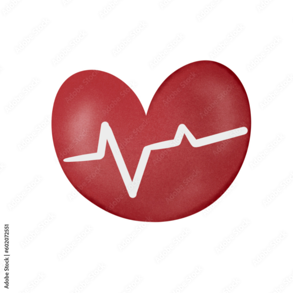 heart and heartbeat cardiogram heart and heartbeat cardiogram