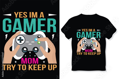 gaming t shirt gaming quotes t shirt Gamer t shirt Design
