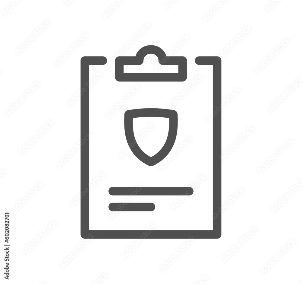 Insurance related icon outline and linear vector. Insurance related icon outline and linear vector.