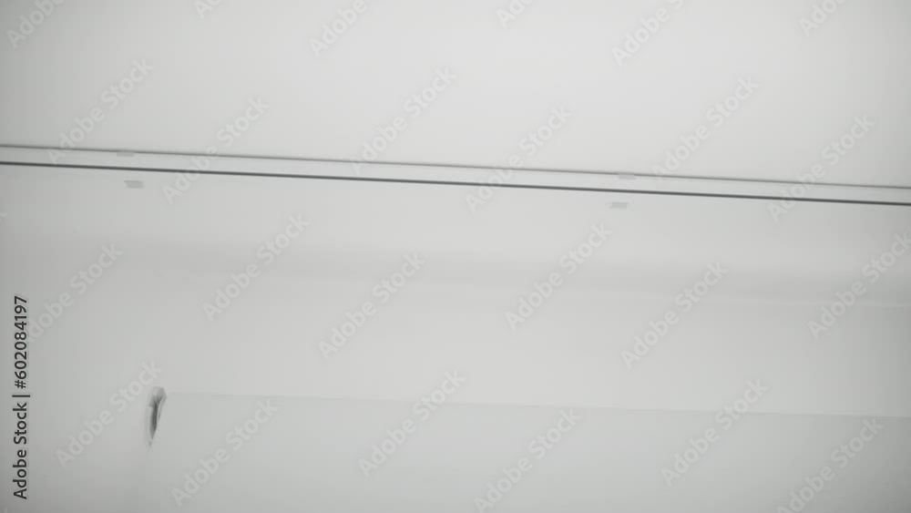 Top view of curtain opening home automation Top view of curtain opening home automation
