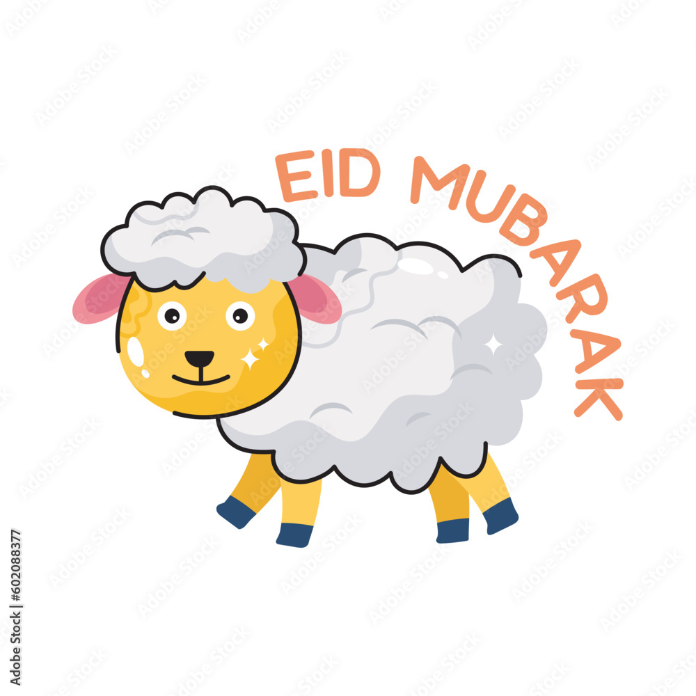 Lamb doodle vector outline icon. EPS 10 file Lamb doodle vector outline icon. EPS 10 file