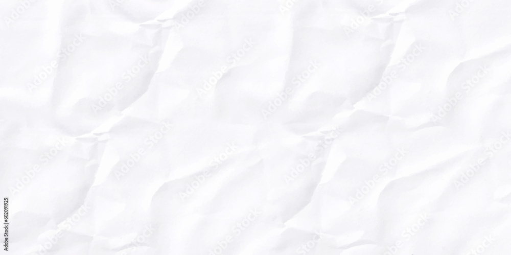 Creased bright white paper texture background