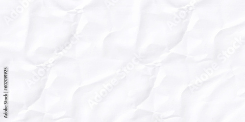 Creased bright white paper texture background