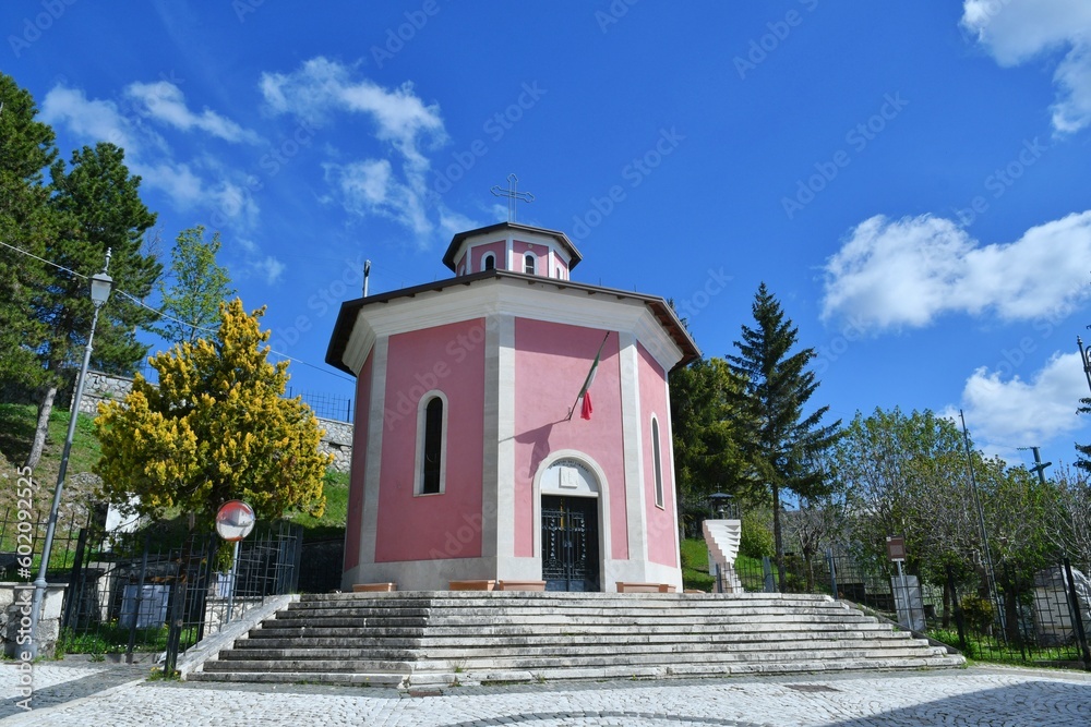 A little church in Pietransieri, a small village in Abruzzo, Italy.