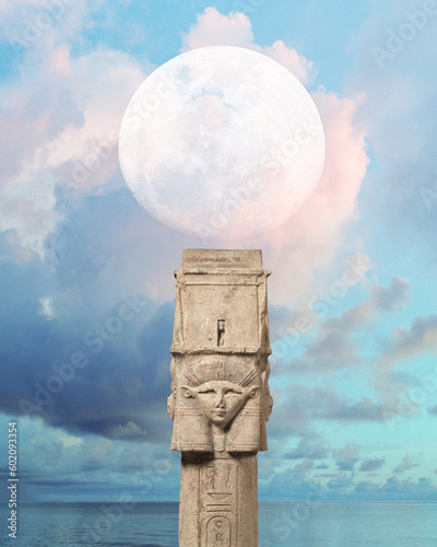 Egyptian Moon.  photo