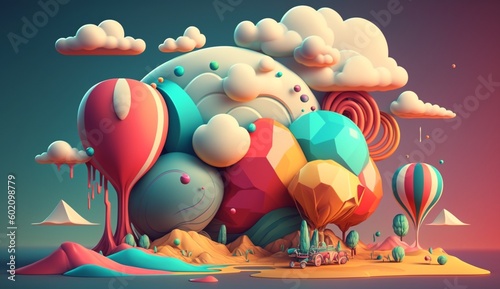 WorId Photographey day illustration ai.Generative AI.